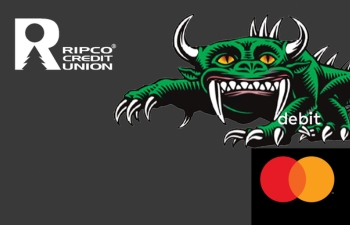 Ripco Credit Union Hodag Debit Mastercard Design