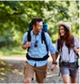 couple hiking
